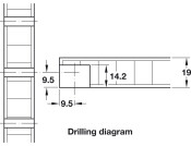 Shelf Support D5mm Plug St Brz