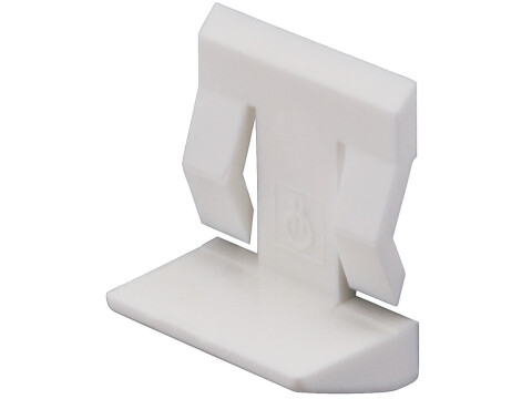 Shelf Support D5mm Plug/Spring Pl White