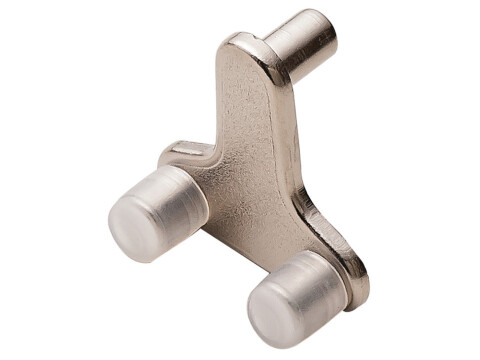 Shelf Clamp Support, Plug in, for Glass Shelves 6-10 mm Thick