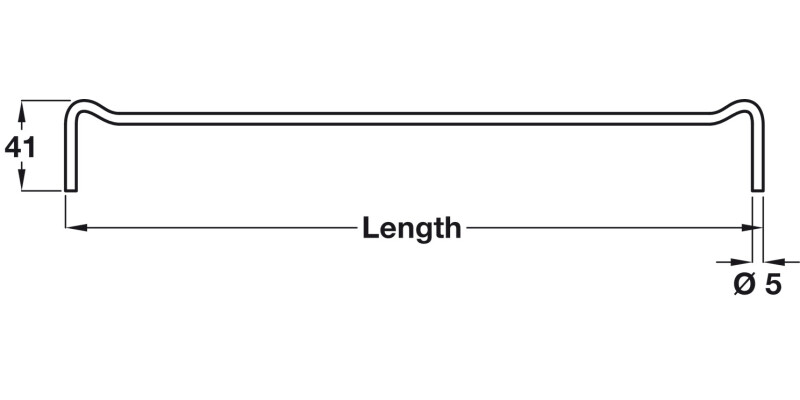 File Bar 317mm ZNP Bright