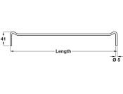 File Bar 317mm ZNP Bright
