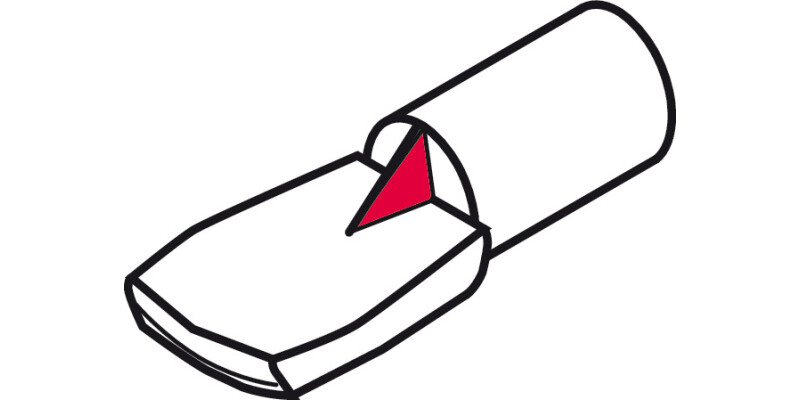 Shelf Support D5mm Plug St BP