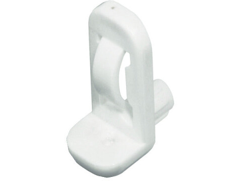 Gls Shelf Support D5mm w Catch Pl Trans