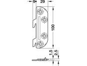 Noval K Bed Fitting St Blue Gal 100mm