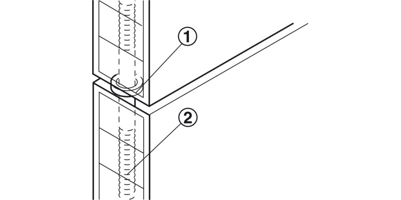 Door Panel Con.Bolt D4x70mm St CP