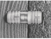 Dowel Connector 2Pt Press Poly Nat