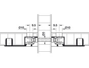 Thread Sleeve M4 5x15mm 24-26mm St Galv