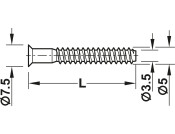 Confirmat Scr D08x38mm D4.0mm Sz2 St Glv