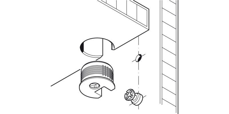 Rafix 20 FlushFit Housing 19mm Pl Black