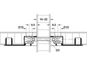 Rafix 20 Tab Dbl End Bolt D5/16-22mm St