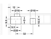 Rafix 20 Housing w Ridge 19mm ZA NP
