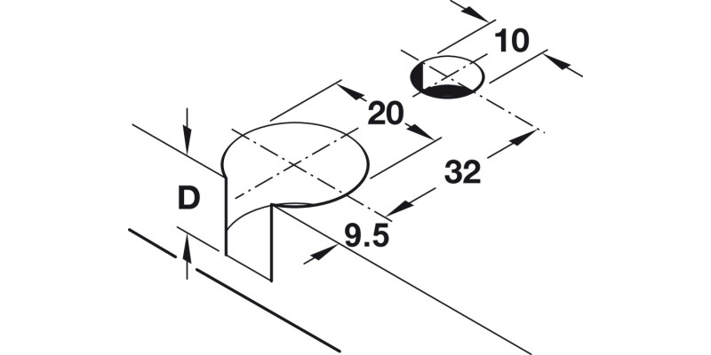 Rafix 20 Housing w Ridge 19mm ZA NP