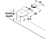 Rafix 20 Housing w Ridge 19mm ZA NP