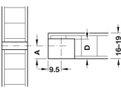 Rafix 20 Housing w Ridge 16mm ZA NP