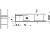 Rafix 20 Housing w Ridge 19mm ZA NP