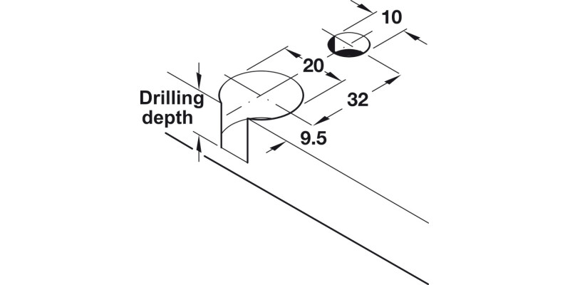 Rafix 20 Housing wo Ridge 19mm Pl Beige