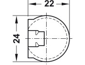 Rafix 20 TAB House w Ridge 16mm Pl White