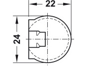 Rafix 20 TAB House w Ridge 16mm Pl White