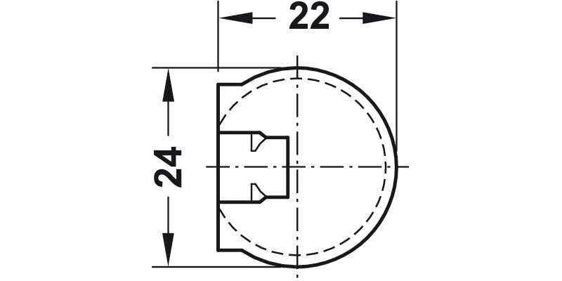 Connector Housing, Plastic, with Ridge, Rafix-20 TAB