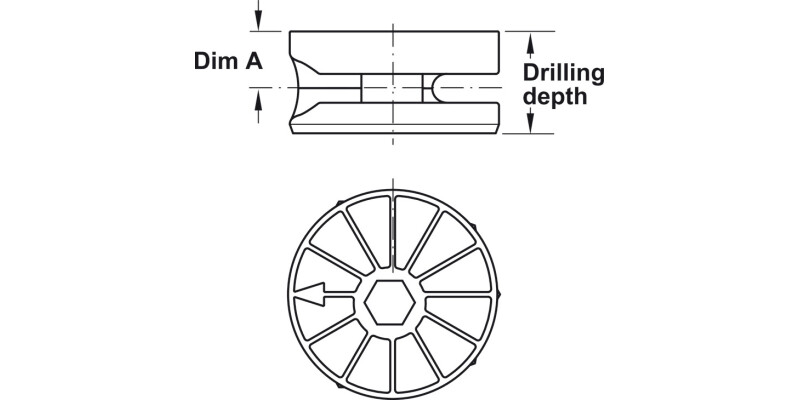 Maxifix Housing SW6 35mm ZA Bright