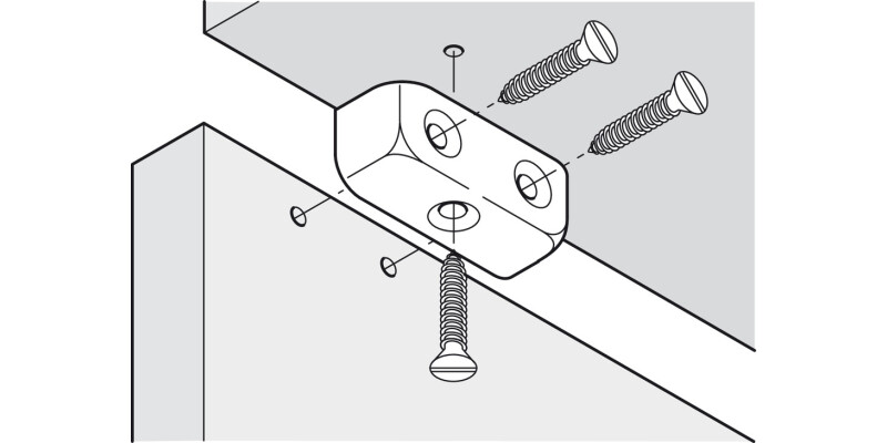 Modesty Block KD Fitting 1prt Pl Beige
