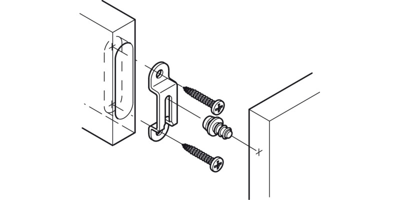 Modular Screw Collared 9.5mm St Galv