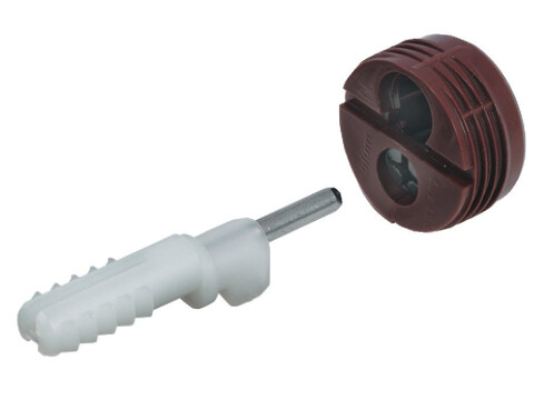 Connnecting Fitting Recessed Pl Brown