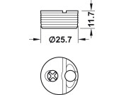 Tofix Connector Housing Pl Brown