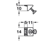 Rear Panel Connector SF Pl White