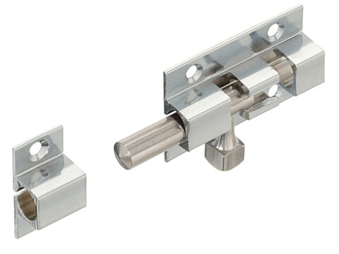 Barrel Bolt, for Screw Fixing, Brass