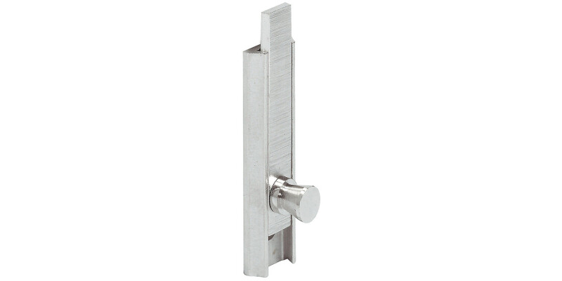 Furniture Bolt, with Straight Slide, Brass