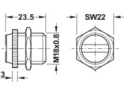 Magnetic Catch 7kg All Metal