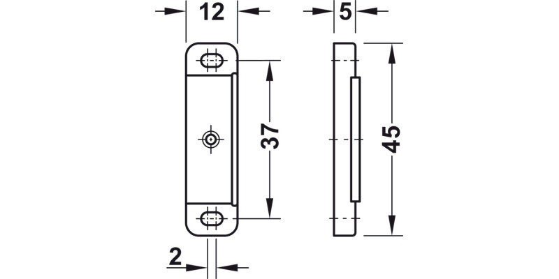 Magnetic Catch Counterpiece 4kg Gold