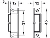 Magnetic Catch 5kg Screw Alu