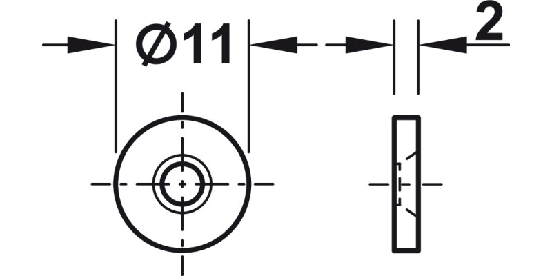 Mortice Magnetic Catch 1.8kg St/Pl Brown