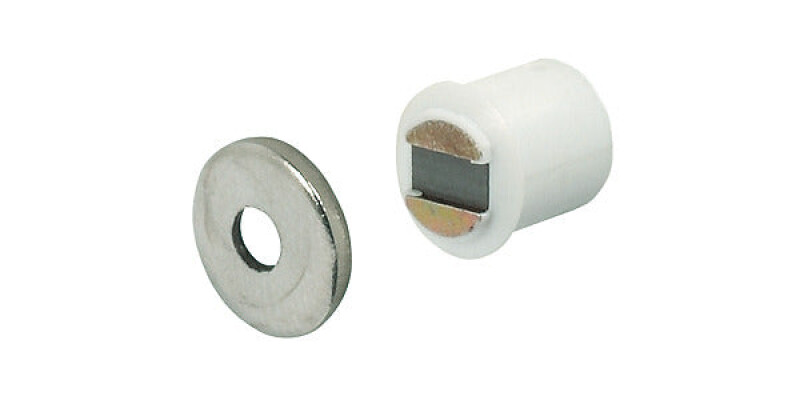 Mortice Magnetic Catch 1.8kg St/Pl Brown