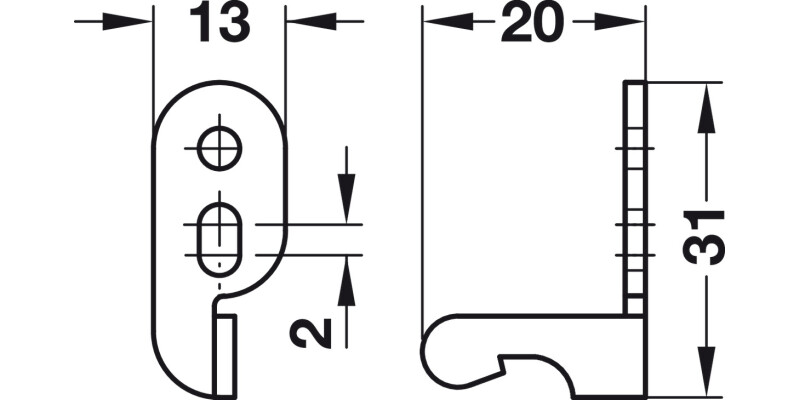 Tutch-Latch Automatic Spring Catch Galv