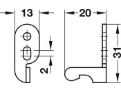 Tutch-Latch Automatic Spring Catch Galv