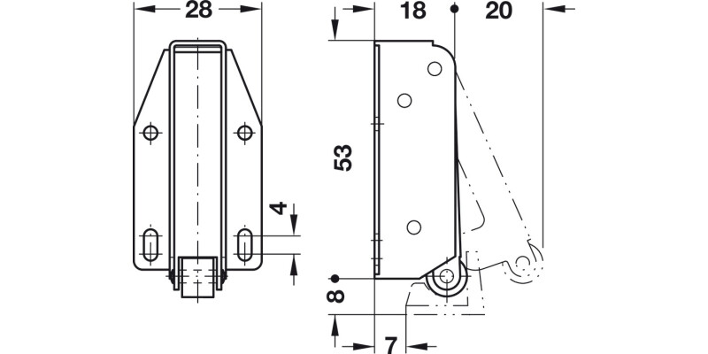 Spring Catch Quick Automatic St Brt Galv