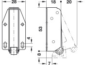 Spring Catch Quick Automatic St Brt Galv
