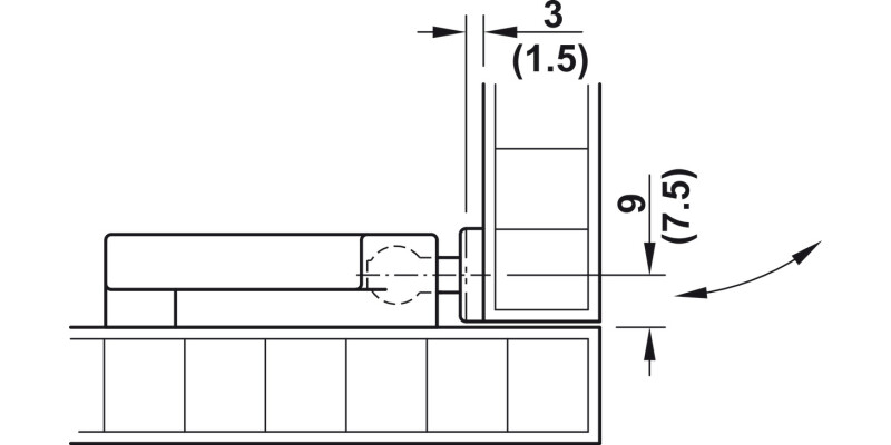 Non Magnetic Pressure Catch 4kg Pl Black