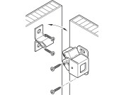 Twin Roller Catch Sprung Steel Brt Galv