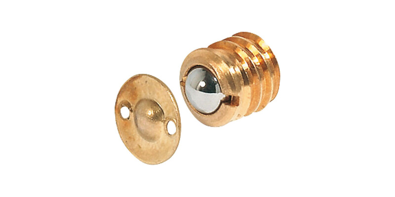 Ball Catch D12.0mm Brass/Chrome
