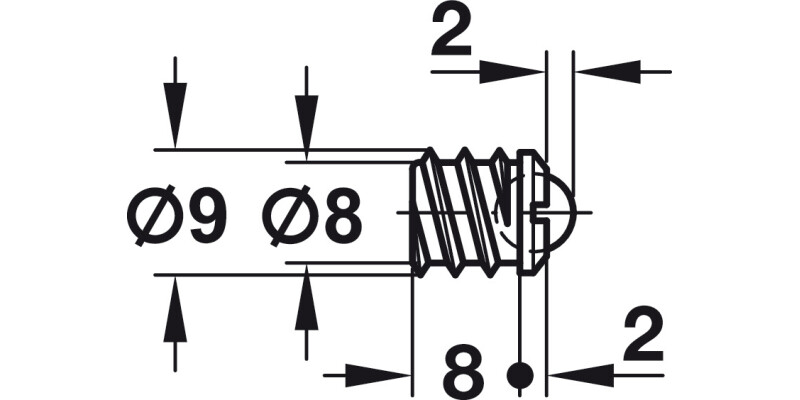 Ball Catch D12.0mm Brass/Chrome