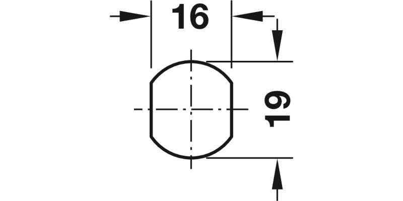 Cylinder Cam Lock 22mm PNP H1 Dir.A