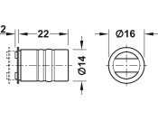 Mortice Magnetic Catch 5kg NP