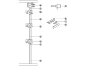 Symo3000 Central Rotary Lock 22/12mm NP