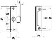 Rim Budget Lock 80x20mm SZP Rainbow