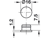 Symo3000 Cover Plate 1.2mm Zinc MNP