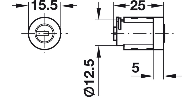 Symo3000 Cylinder Core Std MK System